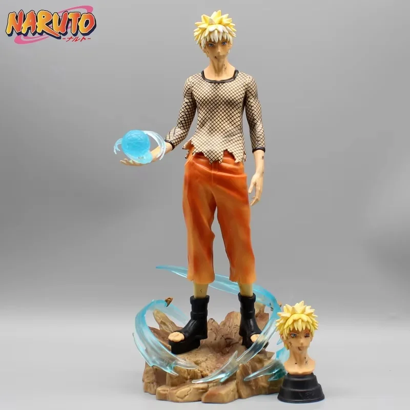 30cm Naruto Shippuden Anime Figure GK Uzumaki Naruto Rasengan Manga Statue Pvc Action Figurine Collectible Model Toy Gift