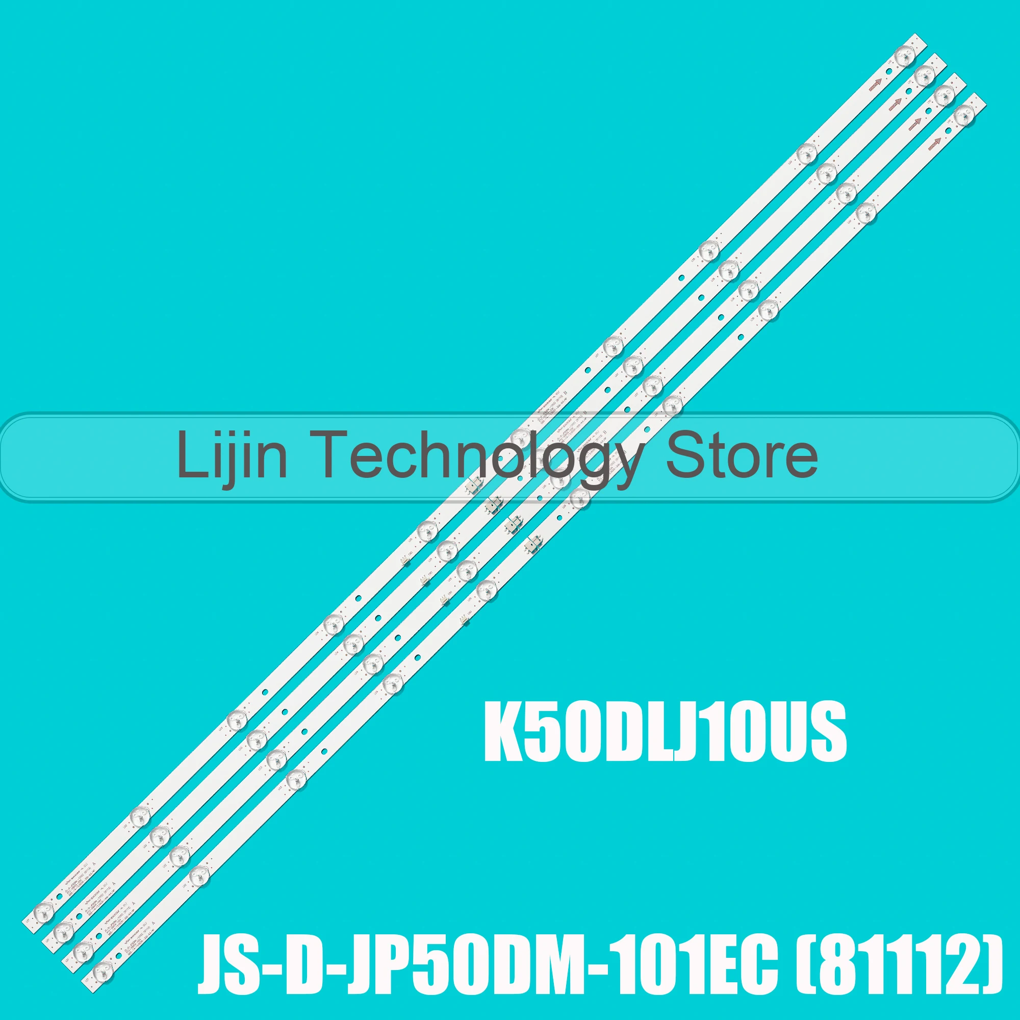 LED Backlight Strip For K50DLJ11US HBTV-50K5S TD K50DLJ10US D50-M30 JS-D-JP50DM-A101EC 80510  MS-L2608 V2 E50DM1000/FHD