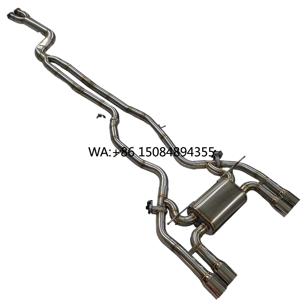 

Выхлопная система Performance Valvedtronic Catback для M2 M2C 3.0T F87 S55 с улучшенным звуком, глушителем и дистанционным управлением, из нержавеющей стали SS304