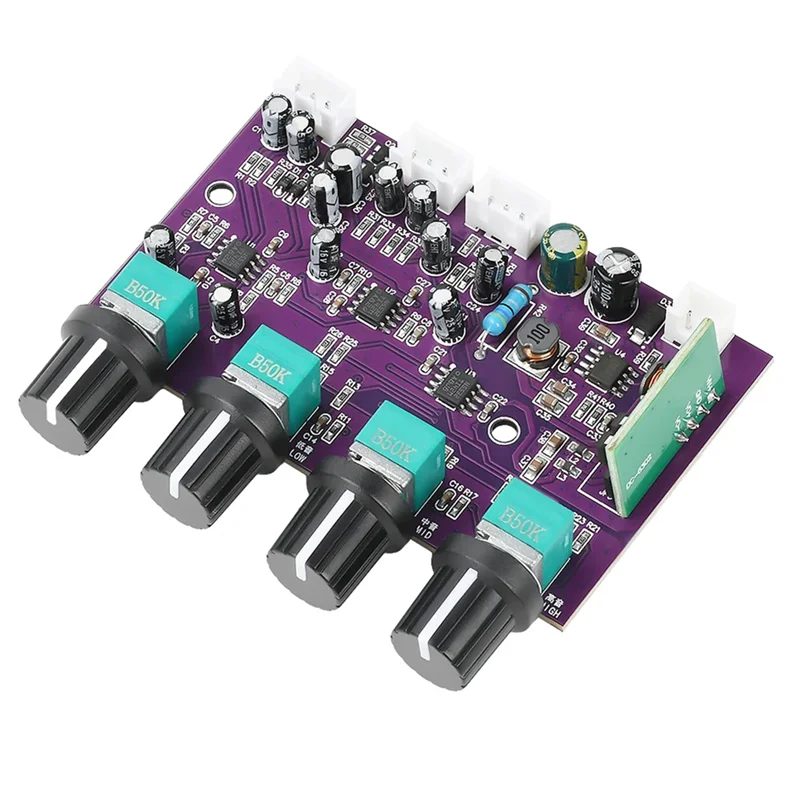 ABGI-DC 9-29V Audio Mixer Preamp Board TINE553 Amplifier Speaker Gain Front-End Tuning Amplification Board Sound Effects