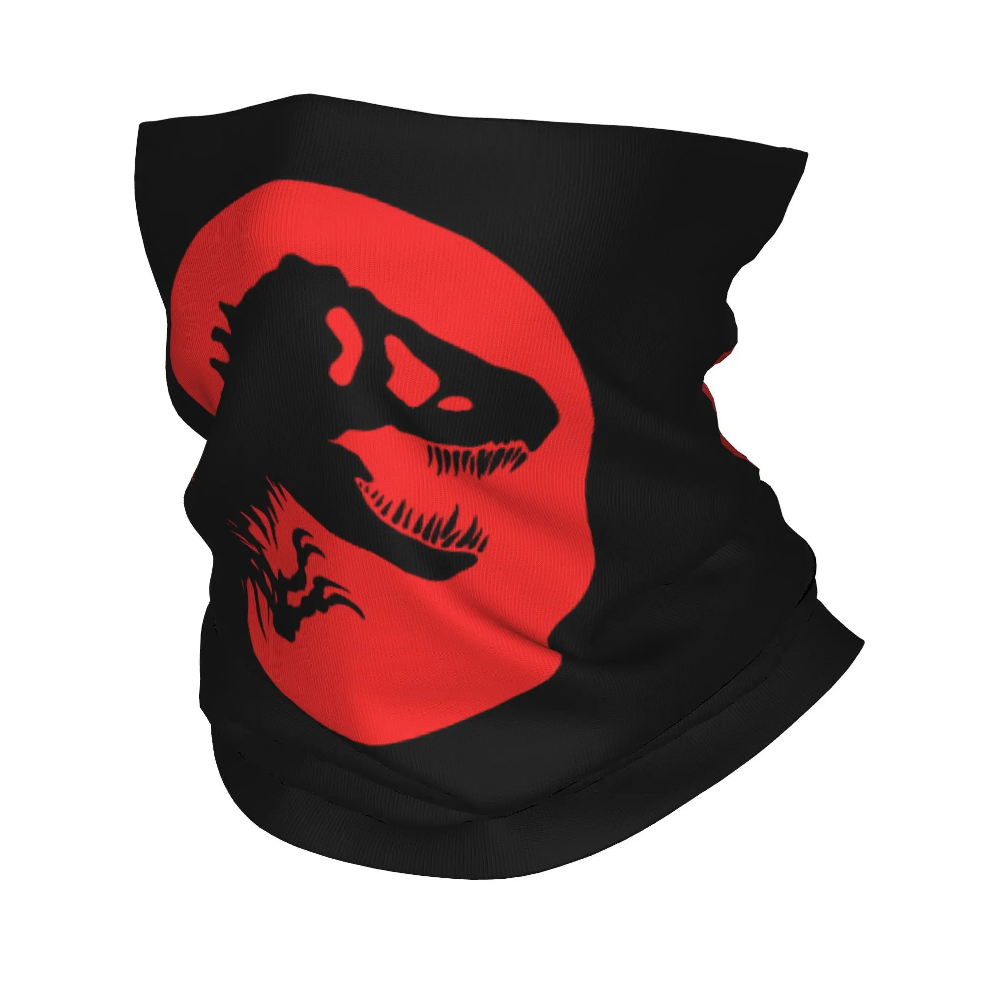 Dinosaurus Jurassic Park Bandana Nekhoes Gedrukt Masker Sjaal Multifunctioneel Gezichtsmasker Rijden Voor Mannen Vrouwen Volwassen Winddicht