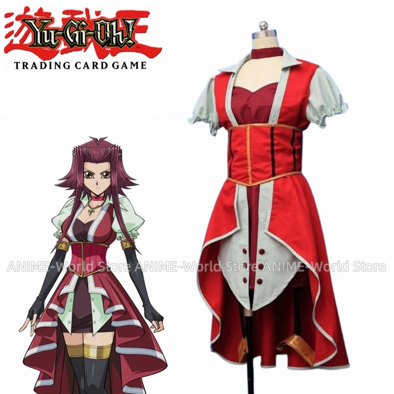 

Anime Yu Gi Oh! 5Ds Akiza Cosplay Costume Custom Made Any Size