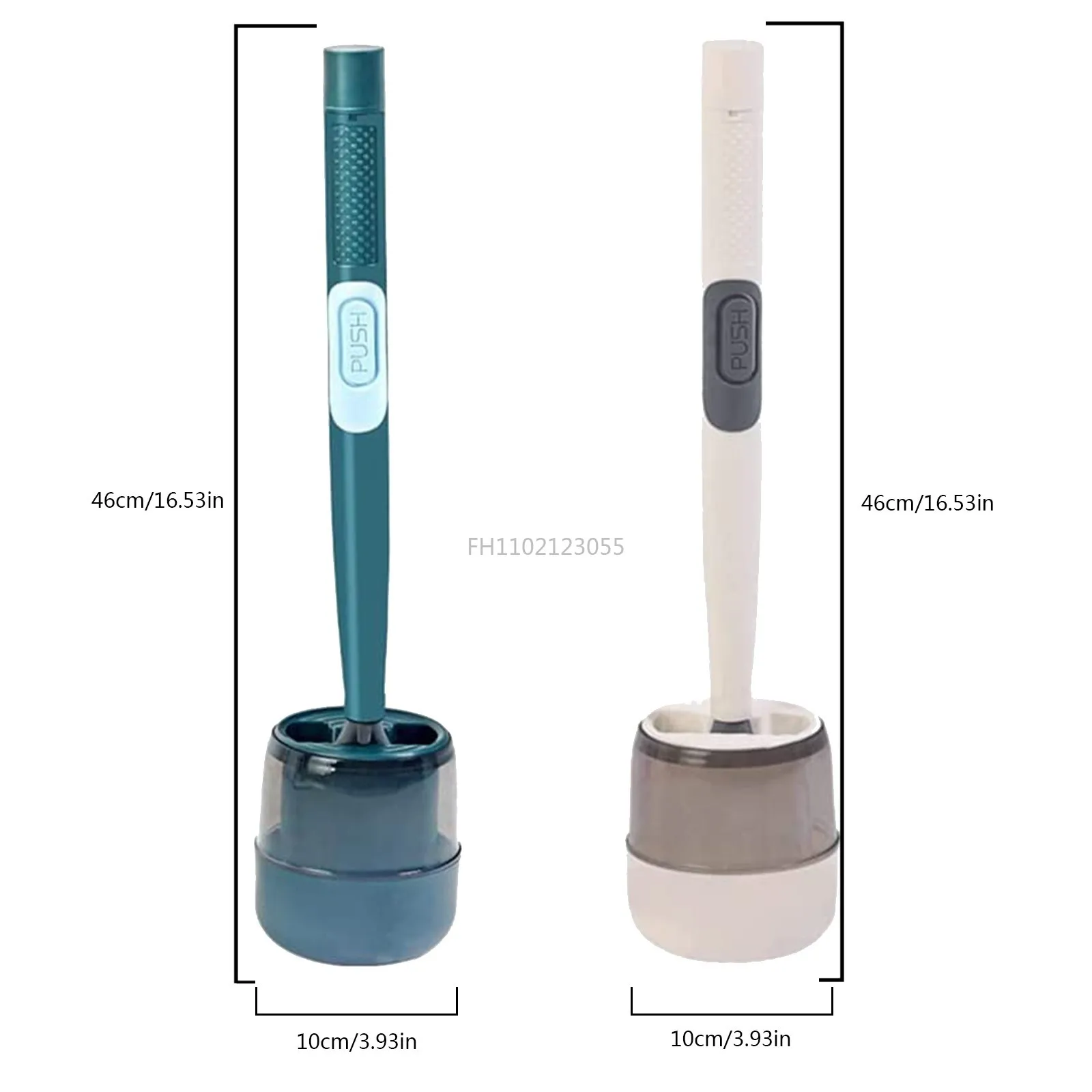 Soap Dispensing Toilet Brush with Holder Silicone Long Handled Cleaning Brush Wc Toilet Brushes Bathroom Accessories