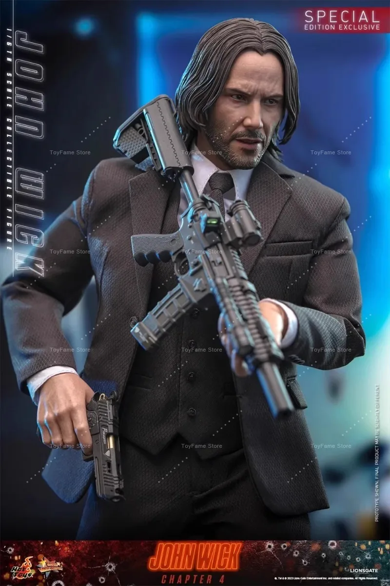 In Stock Original Hot Toys 1/6 MMS729 Killer John Wick Special Edition Action Figure Collection Gift Ornament view 3