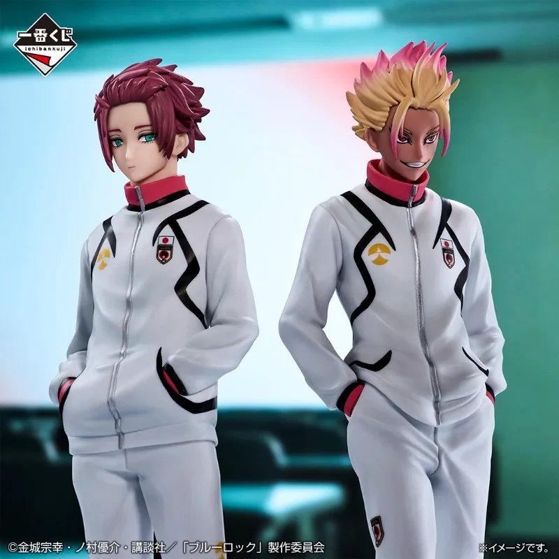 Origina l BANDAI Ichiban Kuji B-E-CK entscheidende Schlacht Ryuusei Shidou Rin Itoshi Itoshi Sae Figur Anime Aktion Modell Spielzeug Technik ft