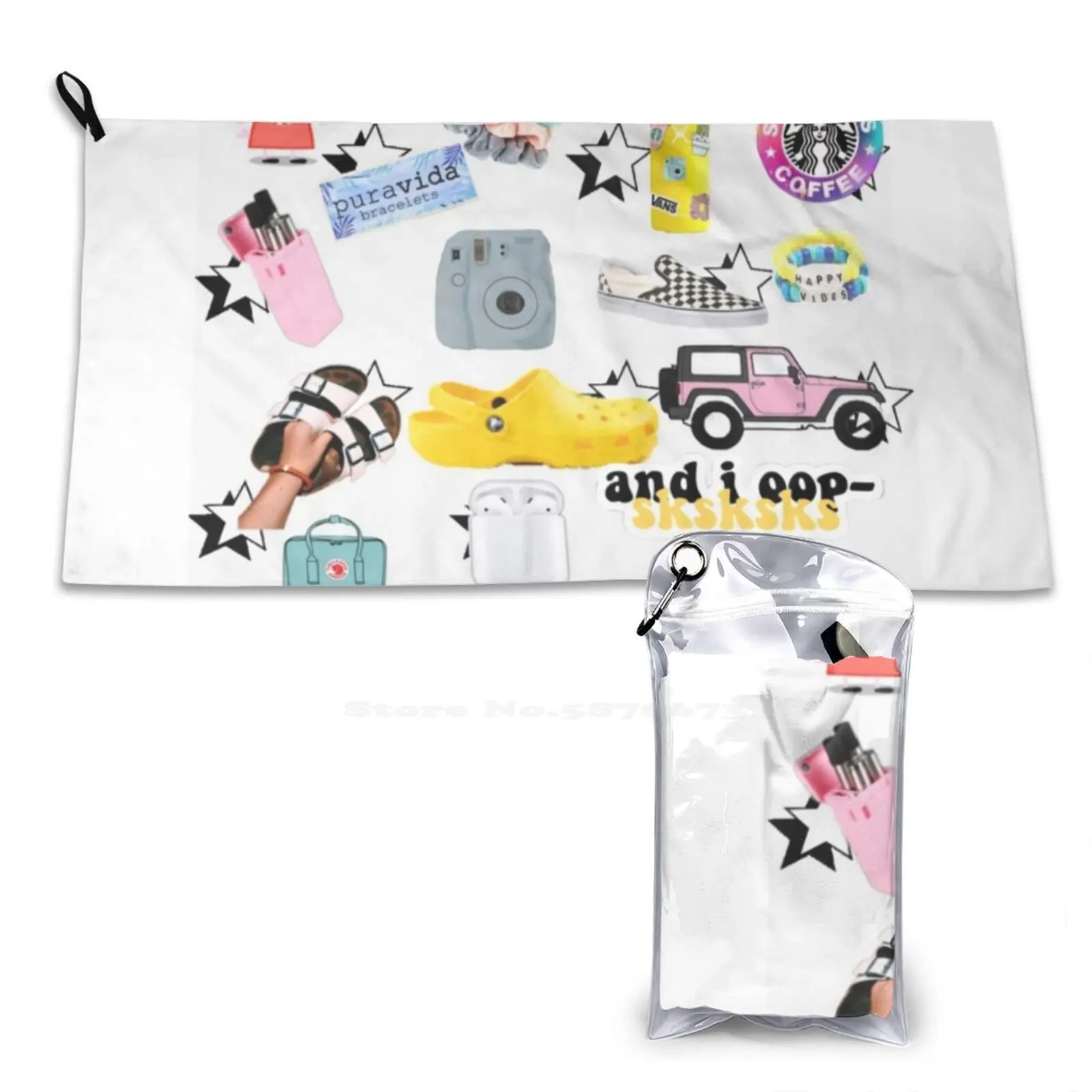 Vsco Girl Pack Soft Towel Quick Dry Beach Towel