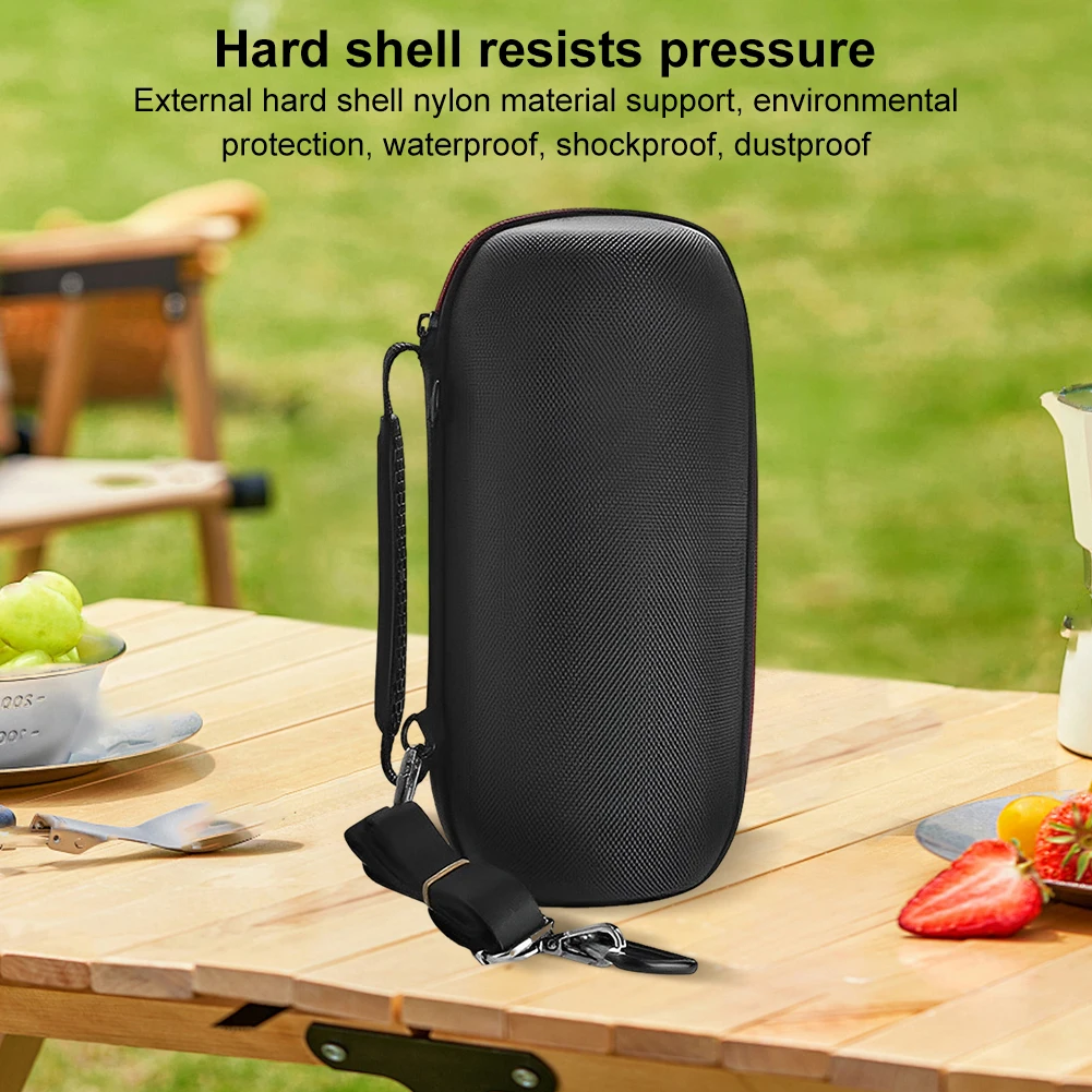 Hard Carrying Case Waterproof Portable Storage Bag Shockproof Protective Travel Case for JBL Charge 6 Wireless Speaker