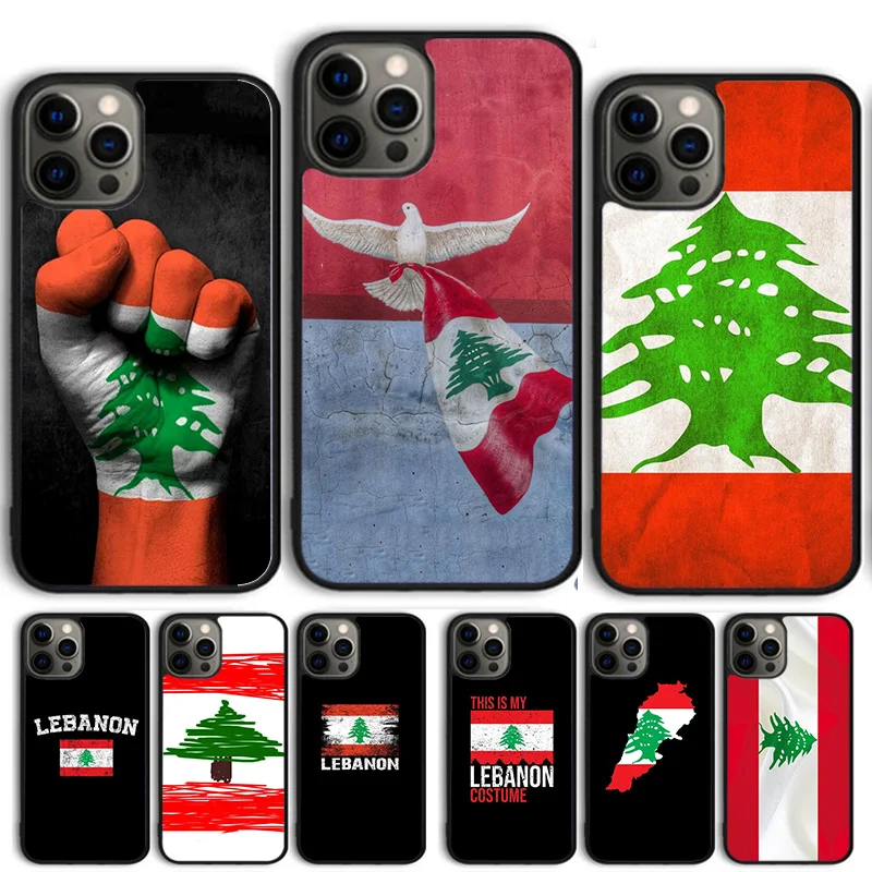 Lebanese Lebanon Flag Phone Case For iPhone 14 15 16 13 12 Mini Max Cover For Apple 14 15 16 11 Pro Max 8 7 Plus SE2020 Coque