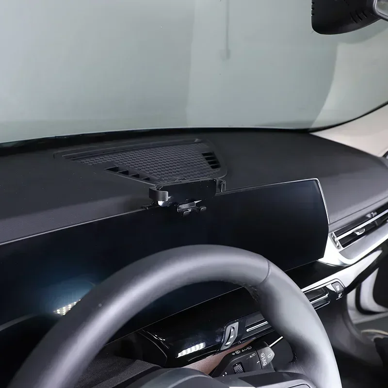 لسيارات BMW X1 IX1 U11 2023-2025 اكسسوارات السيارات ABS حامل هاتف السيارة الأسود شاشة قاعدة ثابتة الملاحة قوس شحن لاسلكي