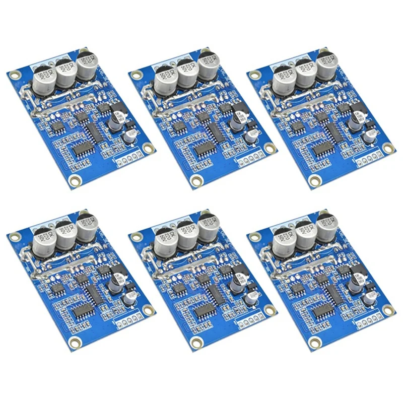 6X DC Brushless Motor Controller No Hall Motor DC 12V-36V 500W Balancing Balanced BLDC Car Driver Control Board