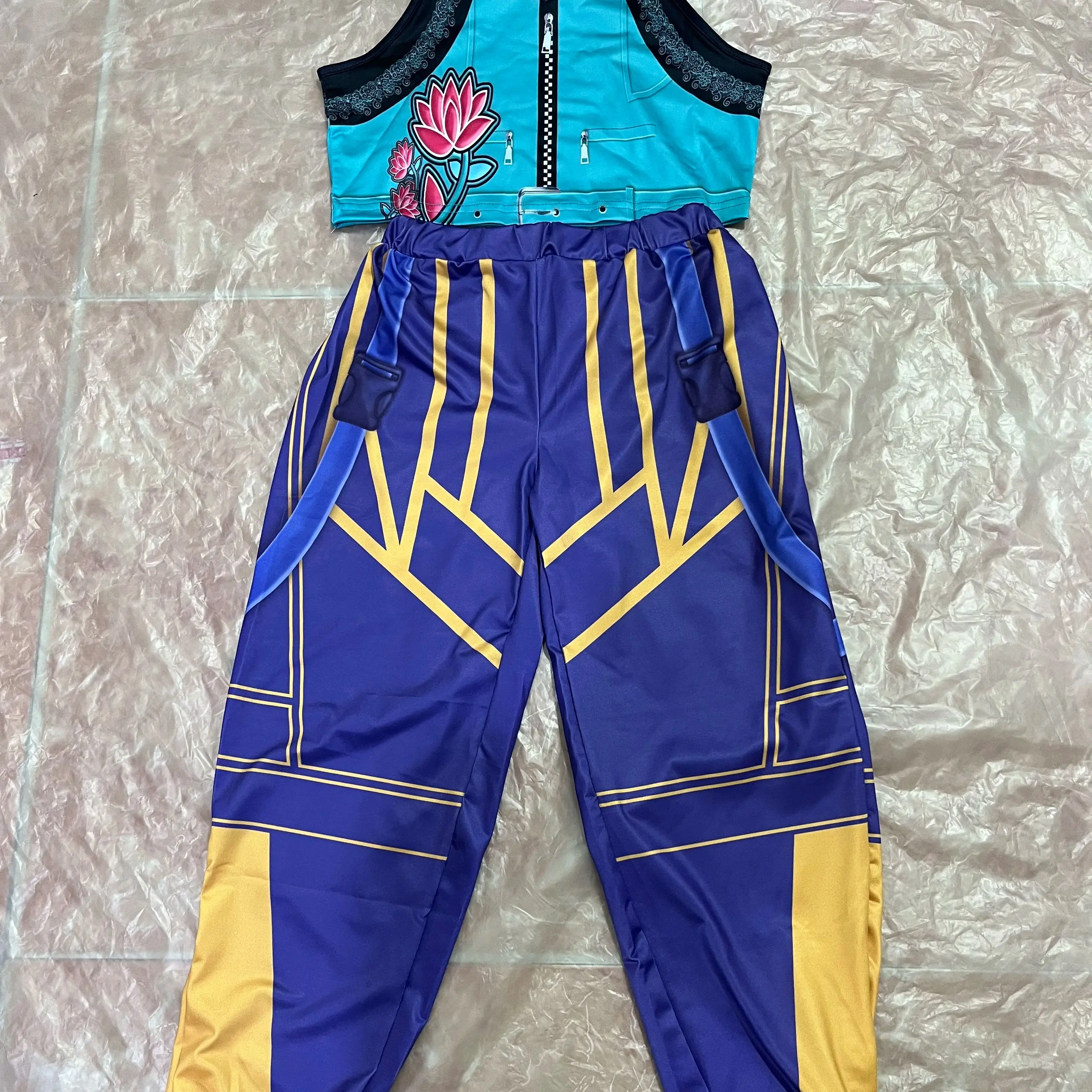 Huntrix Kpop K Pop Demon Hunters Rumi Zoey Mira Cosplay Costume Kids Girls Halloween Stage 3D Printed Pattern Role Play Clothes