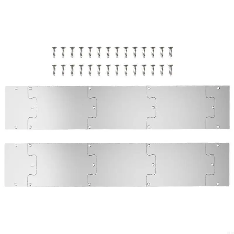 

Portable Sturdy Stainless Steel Door Plate Scratch Protective for Indoor and Outdoor Use with Easy Installation