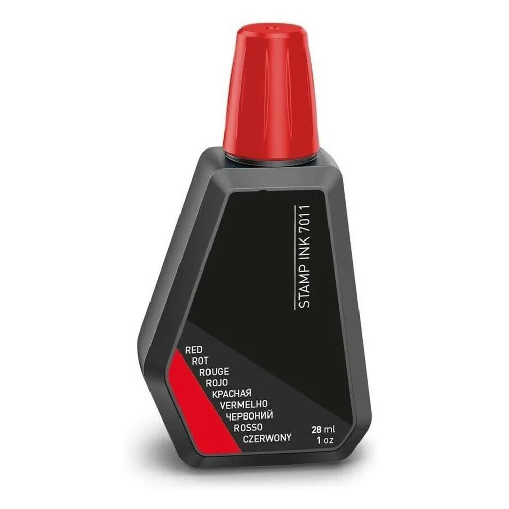 

7011 Stamp Pad Ink 28 Ml (Colours) Red / Blue / Black / Green / Purple For -=All Ink =PadsThatCan Be Refilled Tools