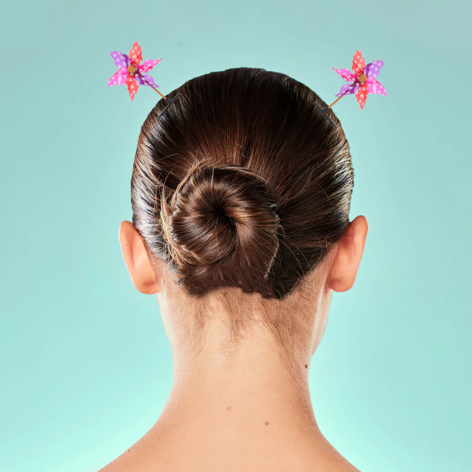 

25Pcs Hair Clips for Girls Women Kids Trendy Pinwheel Hair Accessories Lightweight Comfortable Windmill Barrettes for Everyday