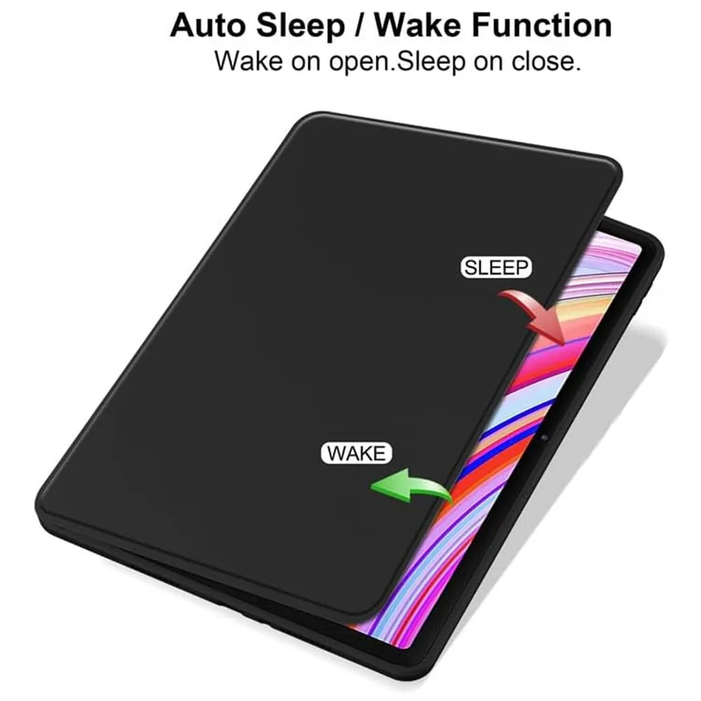 

Вращающийся чехол для Xiaomi Redmi Pad Pro Xiaomi Poco Pad 12,1 дюйма, 2024, вращающаяся на 360 градусов защитная подставка, умный чехол для планшета