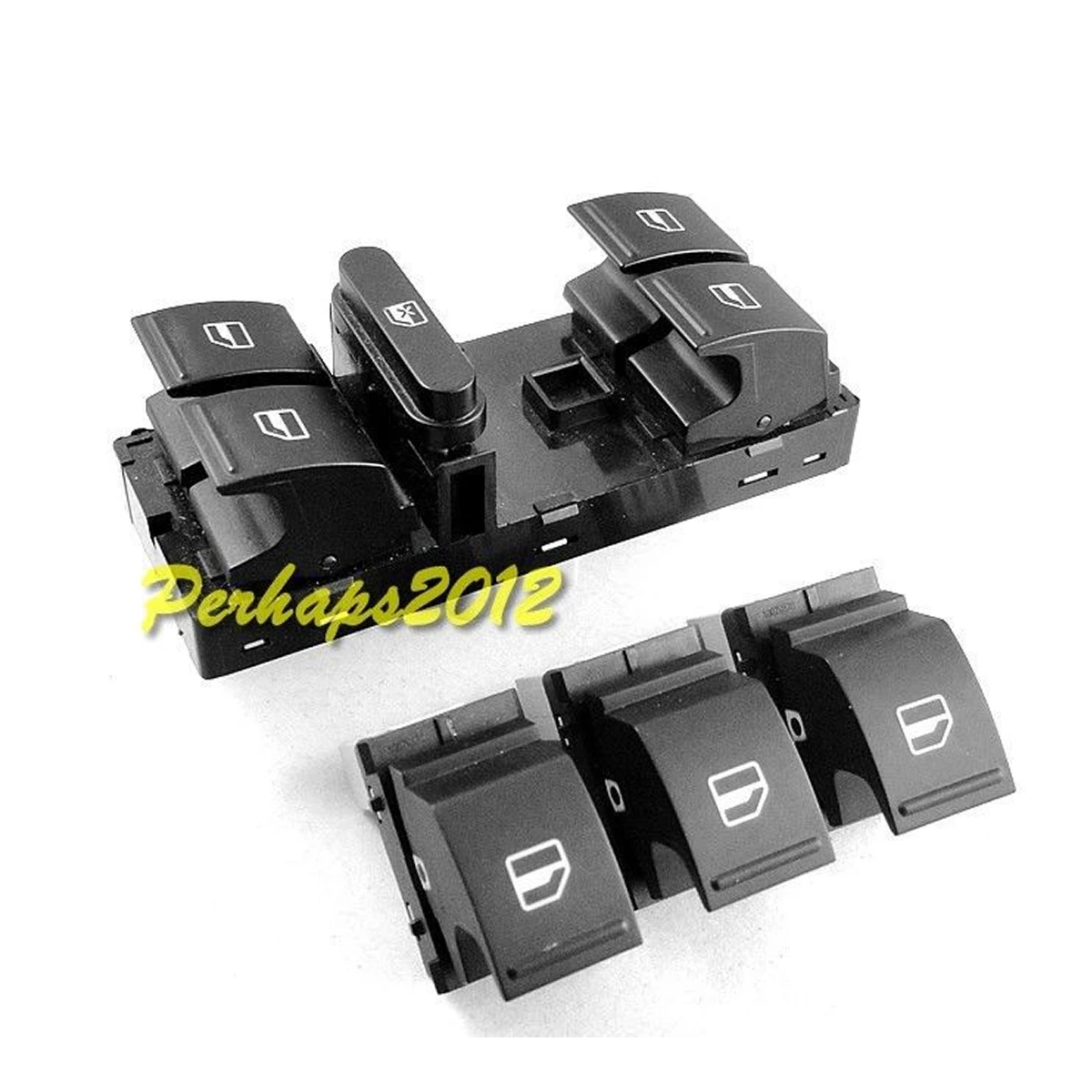 Set for vw Jetta Golf GTI Rabbit Passat MK5 Main Window Switch 05-2010 1K4959857B 7L6959855B