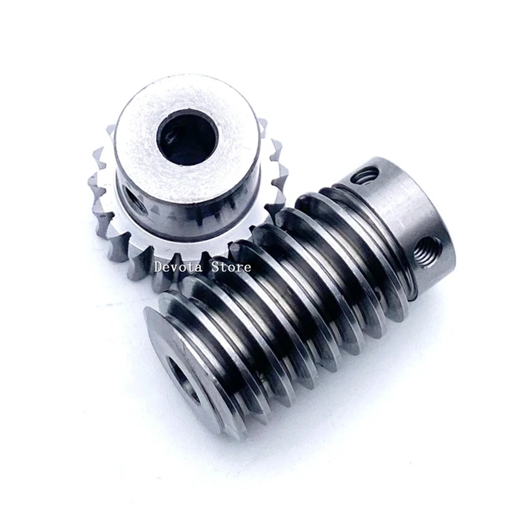 0.5M Precision Steel Turbine Gear 20/25/30/35/40/50/60 Teeth 4/5/6MM Worm DIY Model