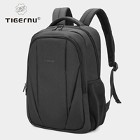 Tigernu Classic Men Laptop Backpack For 15.6 inch Waterproof Bags Male Travel Backpack With USB Charging Port