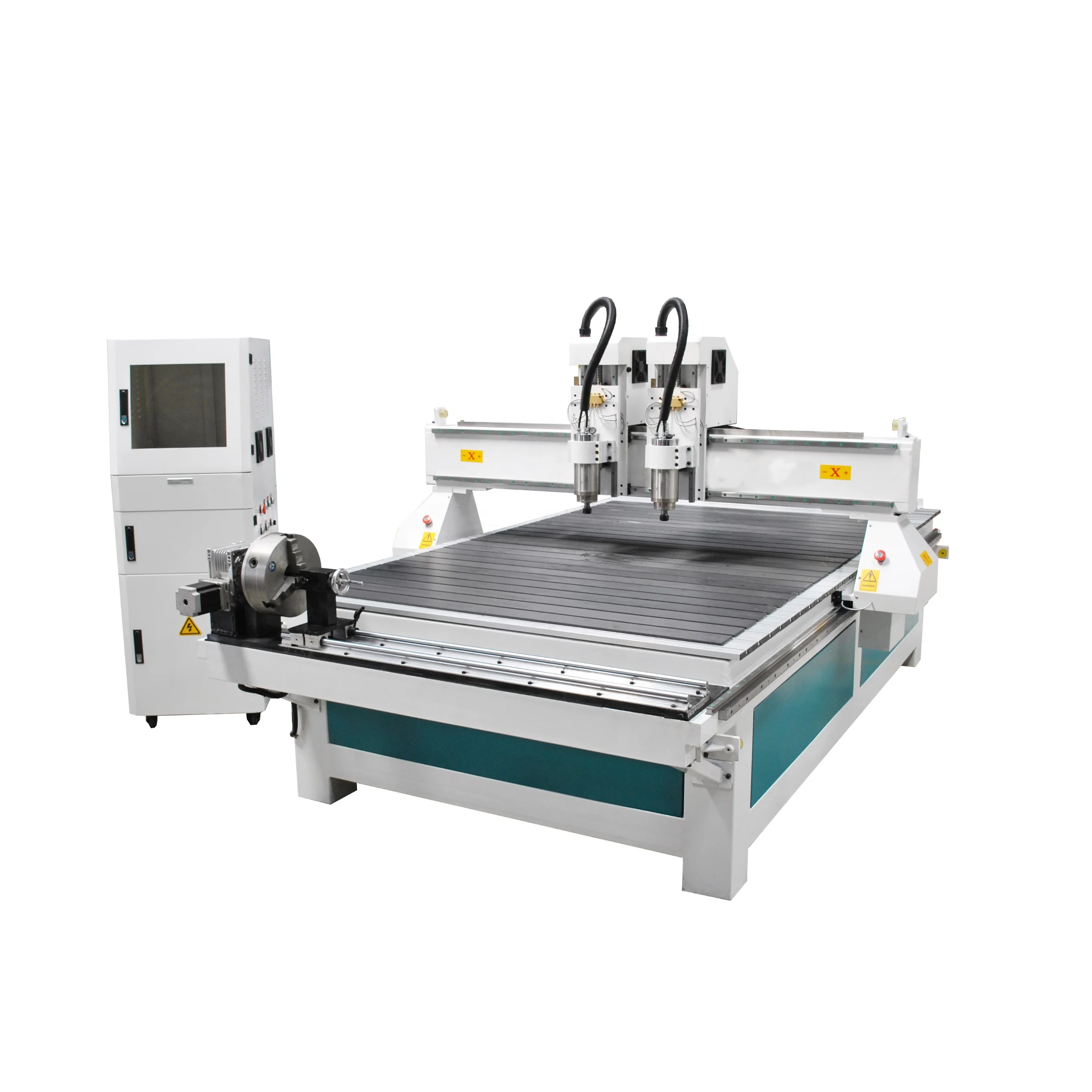 Engraving Machine Price 4 Axis With Rotary Wood CNC Router