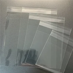 7 sizes 100pcs Small Transparent Cookie Packaging Bags Self-adhesive Plastic Biscuit Bag Wedding Candy Bags