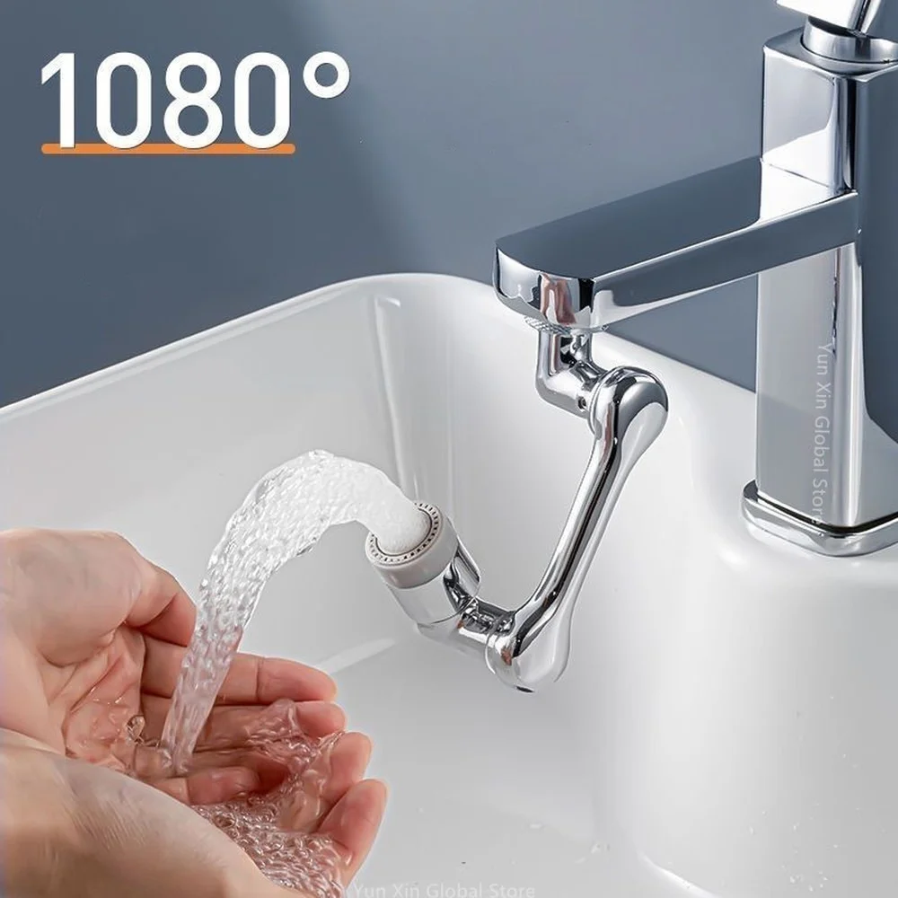 1080° Rotation Faucet Aerator Splash Filter Universal Kitchen Tap Extend Water Nozzle Faucets Extender Kitchen Accessories