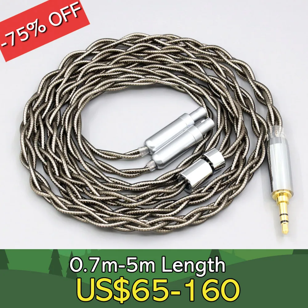 

99% Pure Silver Palladium + Graphene Gold Earphone Shielding Cable For Sennheiser HD800 HD800s HD820s HD820 Dharma D1000 LN08201