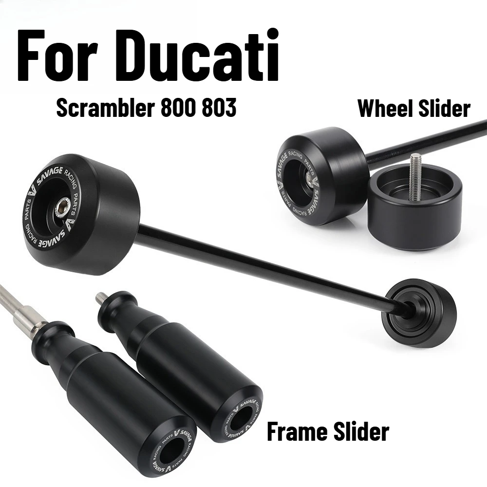 

Fork Axle Wheel For Ducati Scrambler 800 803 Slider Swingarm Stand Frame Crash Slider Classic Full Throttle Urban Icon 2015-2022