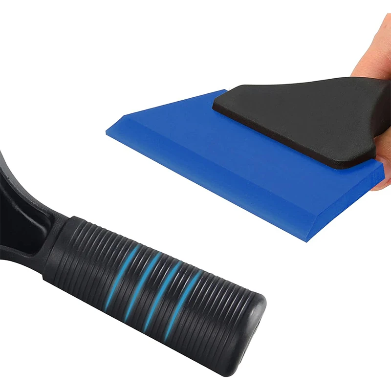 1Pc Clean Scraper Shovel Rubber Window Tint Squeegee Water Blade Wiper Glass Handy Car Wash Cleaner Tool Ice Breaker