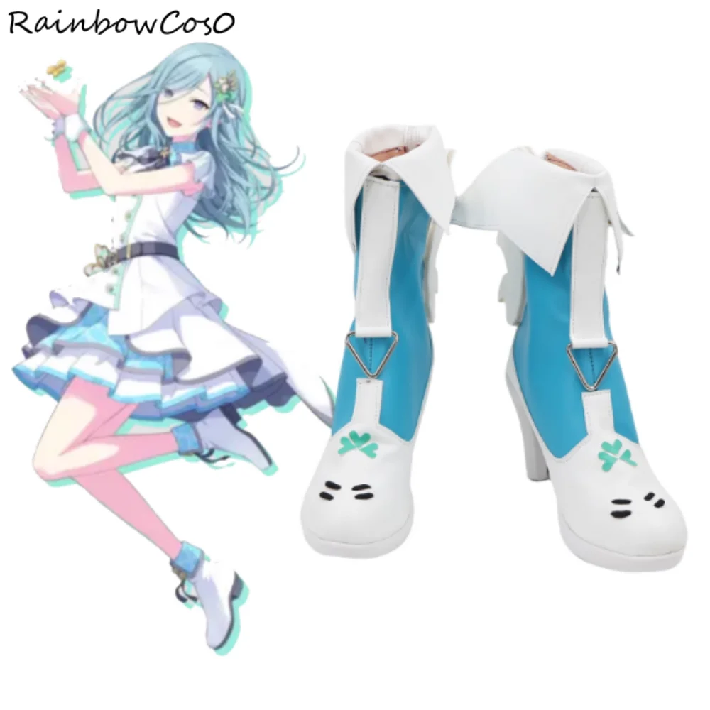 

Hinomori Shizuku Project Sekai Обувь для косплея Сапоги Игра Аниме Вечеринка Хэллоуин RainbowCos0 W5061