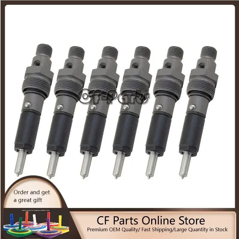 

6Pcs Fuel Injectors 3802677 3802365 For 91-93 Cummins 5.9L 12V Pump W/Int