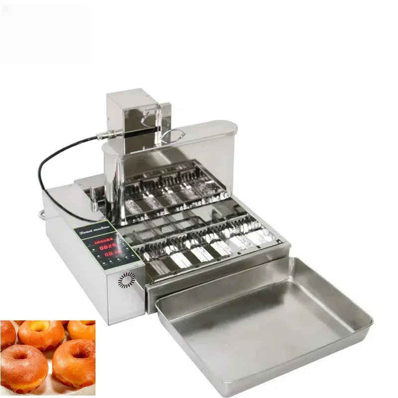 Mejor Precio, Envío Inmediato, Nueva Máquina Comercial Automática de 6 Filas para Donas Lokma/Belshaw, 220V, Alta Productividad para Panadería