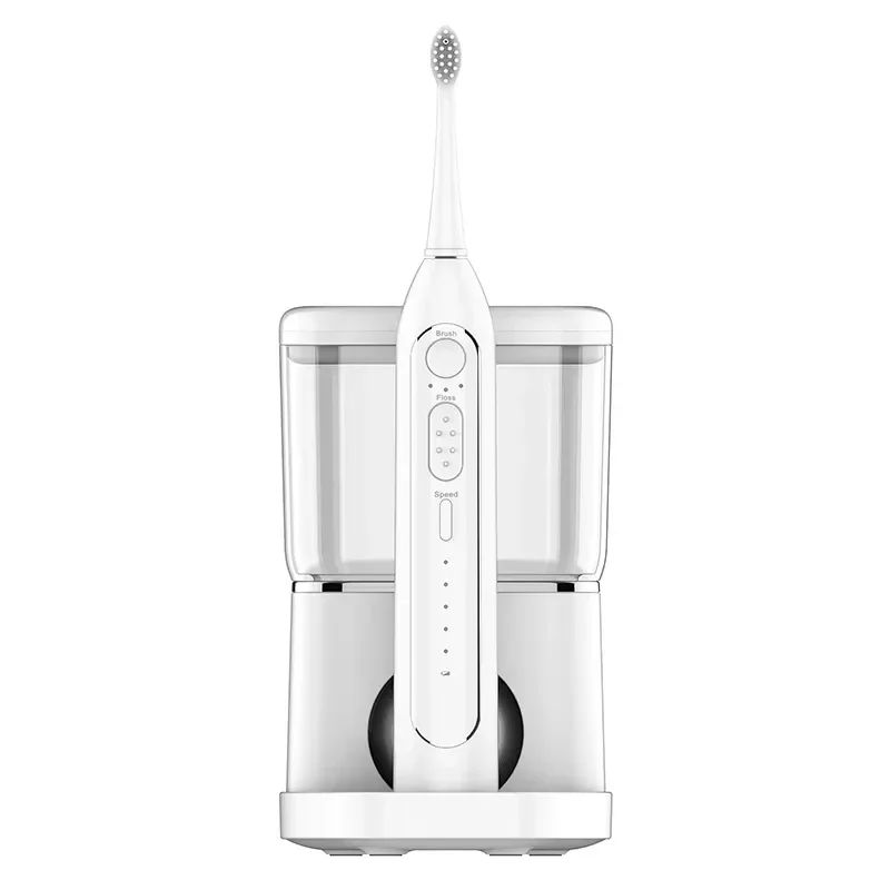 

Popular 2 In 1 Innovative OEM USB Rechargeable Tank Electric Toothbrush Denta Oral Irrigator Water Flosser Home Oral Irrigator