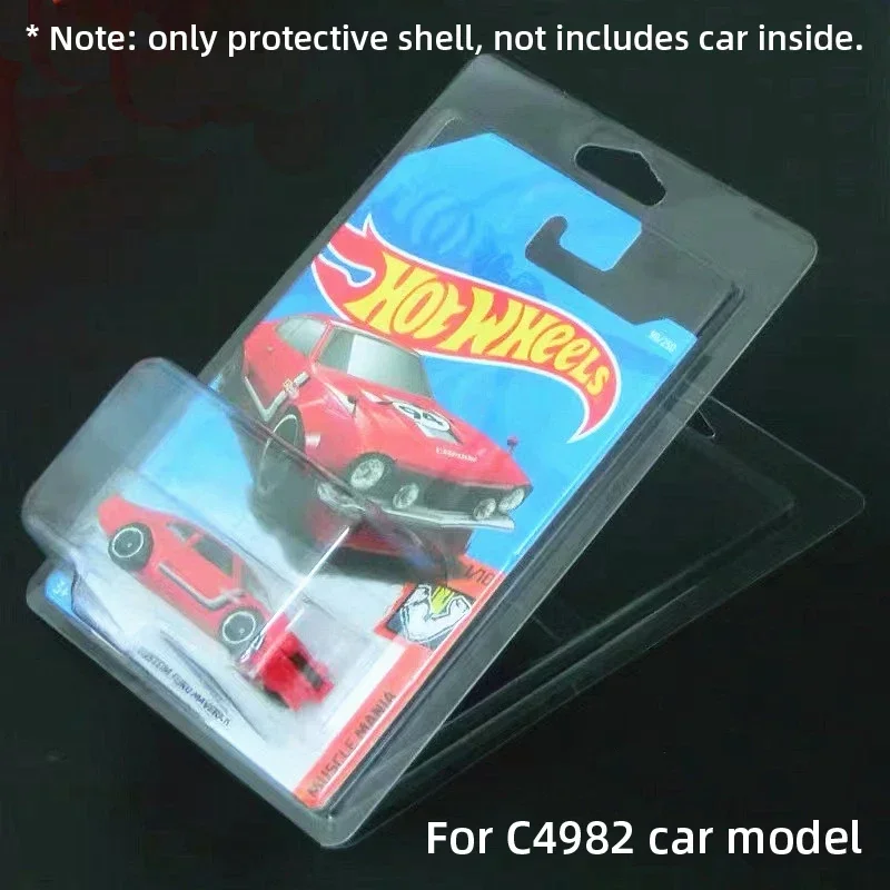 ABS Protective Shell for Hot Wheels Boulevard Car Toy Transparent Display Case Team Transport Model Card Board Collect Boy Gift