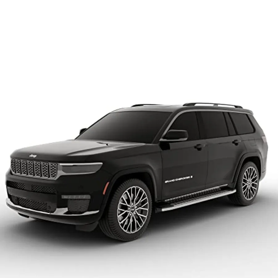 

Polished Chrome F2 Style Running Boards for 21-26 Jeep Grand Cherokee L and 22-26 Jeep Grand Cherokee: Durable Steel, Sleek Sil