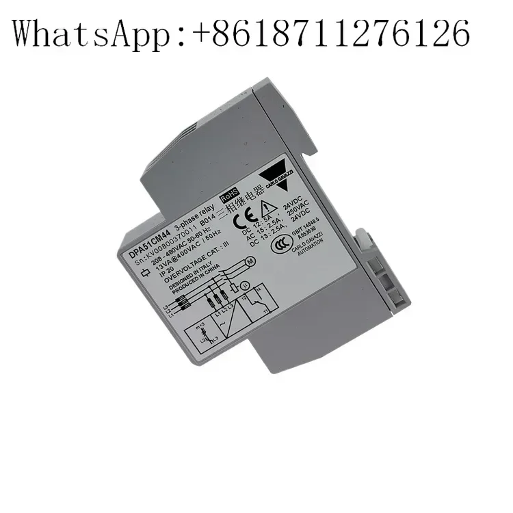 

380V Three phase relay DPA51CM44 XJ12 elevator phase sequence protection