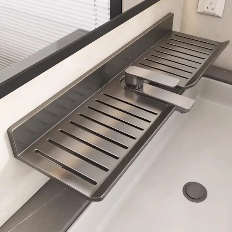 

Toilet Wash Desk Mirror Front Shelf Toilet Faucet Wash Desk Bathroom Storage Rack