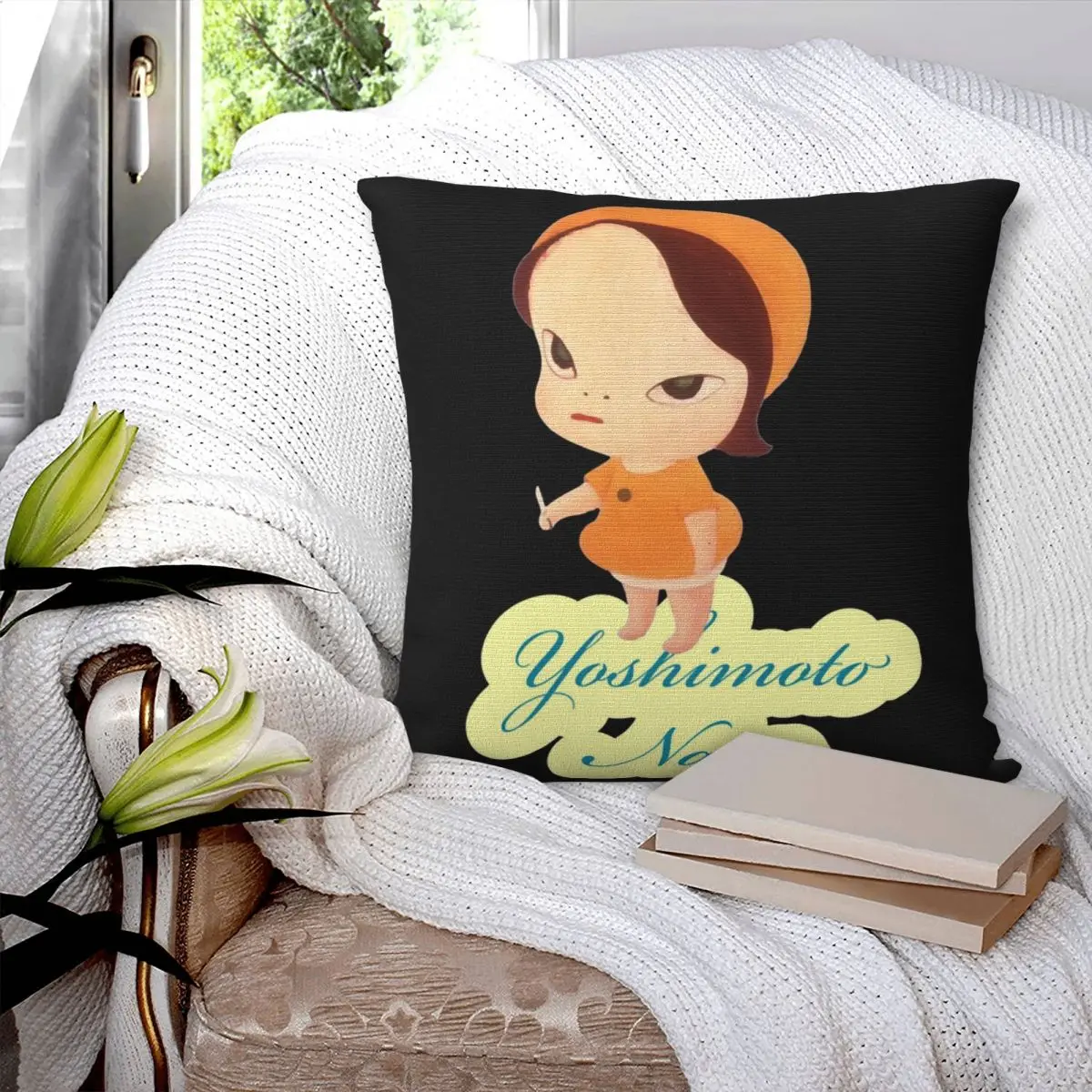 The Lazy Way To Yoshimoto Nara Really Need Pillowcase Printed Polyester Cushion Cover Decor Pillow Case Cover Home Wholesale