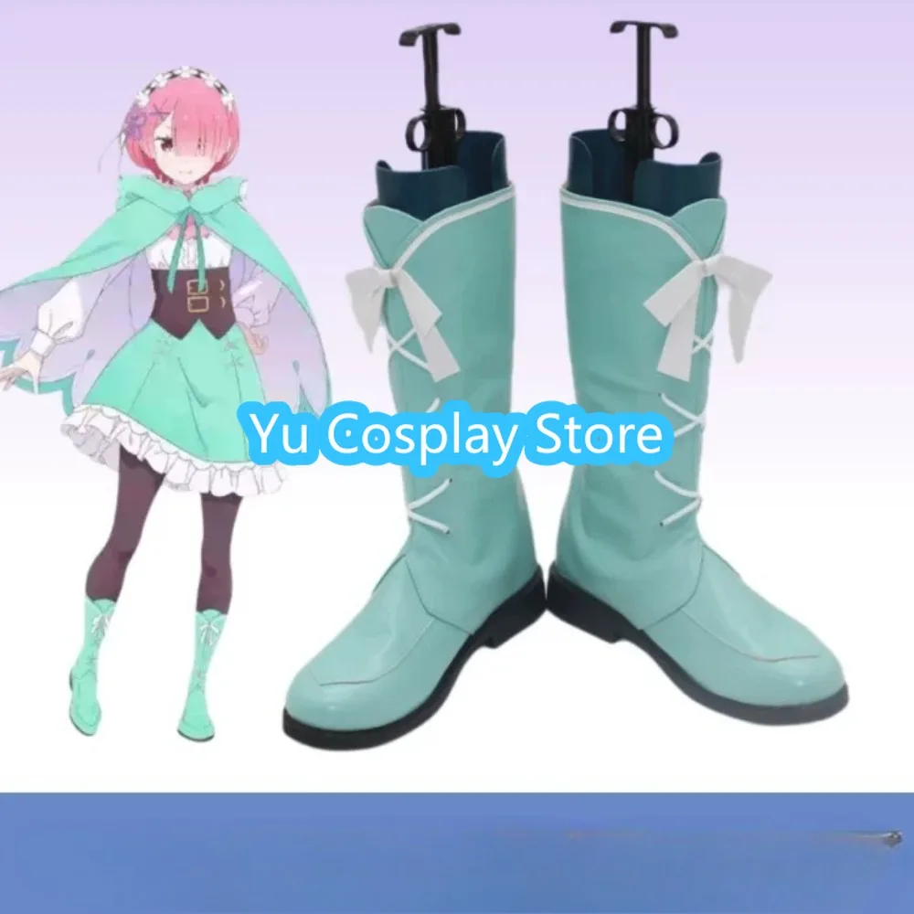 

Zero Starting Life in Another World Cosplay Shoes Maid Uniform Pink Footwear