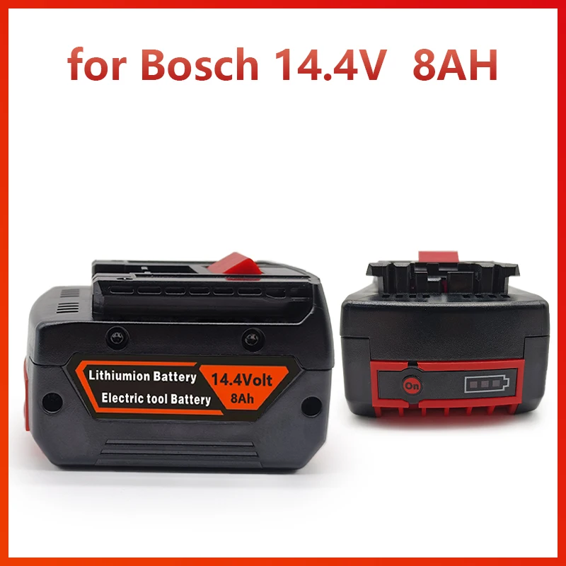 

2023 New 14.4V 8000mAh Li-ion Rechargeable Battery For Bosch Drill Screwdriver Ect Power Tool GBH GDR GSR 1080 DDS180 BAT614G