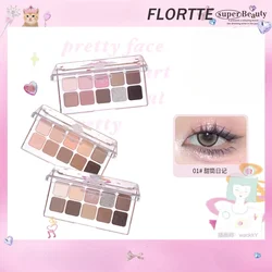 FLORTTE Wackky Girls Dormitory Series Ten Color Eyeshadow Palette Daily Comprehensive Eyeshadow Palette