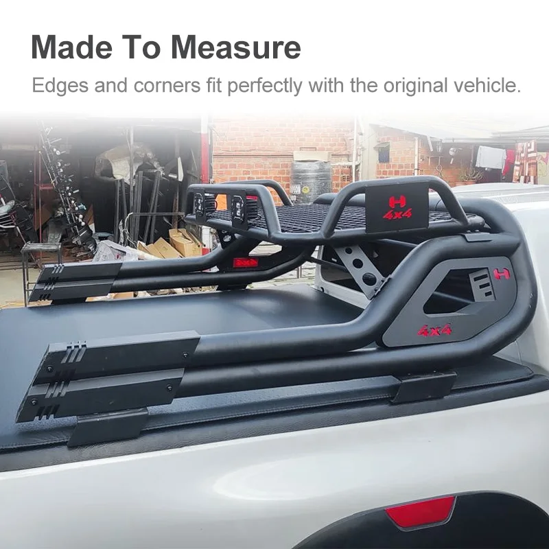 

Custom Pickup Gantry with Storage Shelf Adjustable Truck Rack Roll Bar for Foton Mars Hilux King Kong Cannon Changan Kaicheng