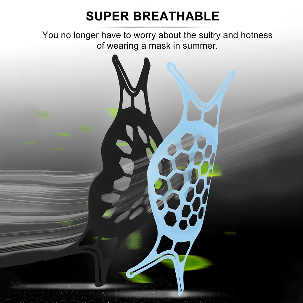  4 Pcs Mask Holder Nose Mouth Bracket Face Support Lipstick Protective Stand Inner Frame 3D