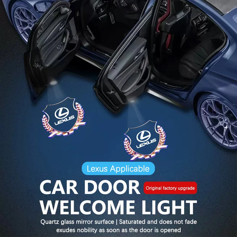 

LED Projector Lamp Car Door Welcome Ghost Shadow Lights For Lexus ES200 ES250 ES260 ES300 RX300 RX270 RX ES GX LS LX IS GS RC UX