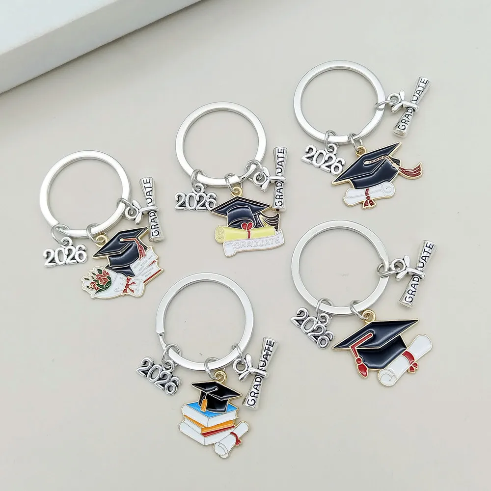 10pcs Graduation Key Ring Set, Gift for Graduation Season