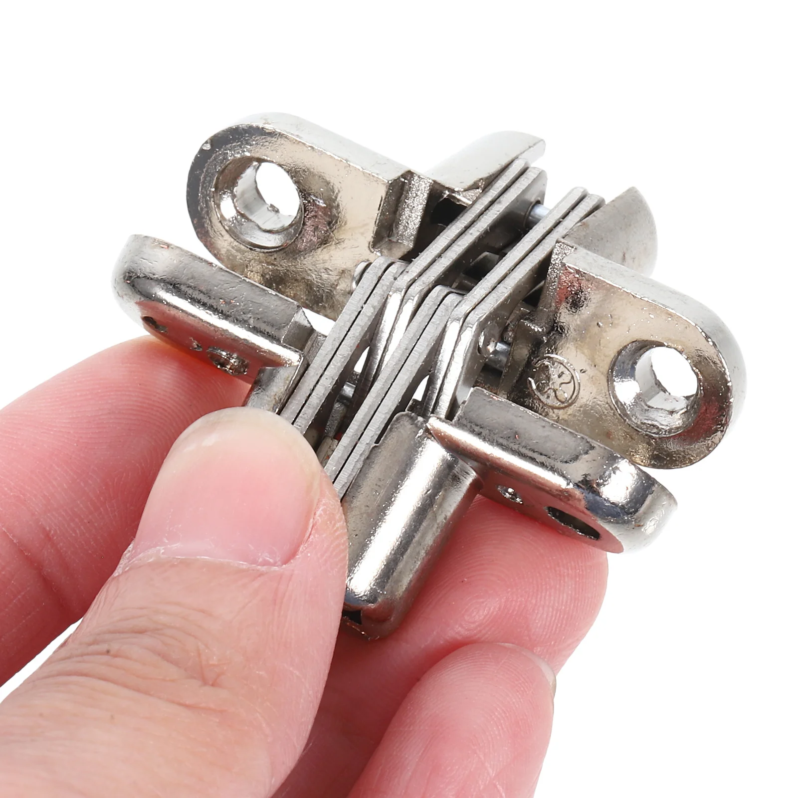 

2Pcs Cross Hinge Zinc Alloy Sturdy Replacement Door Hinge Thick Load Bearing for Cabinet Garage Barn Doors Zinc Alloy Hinges