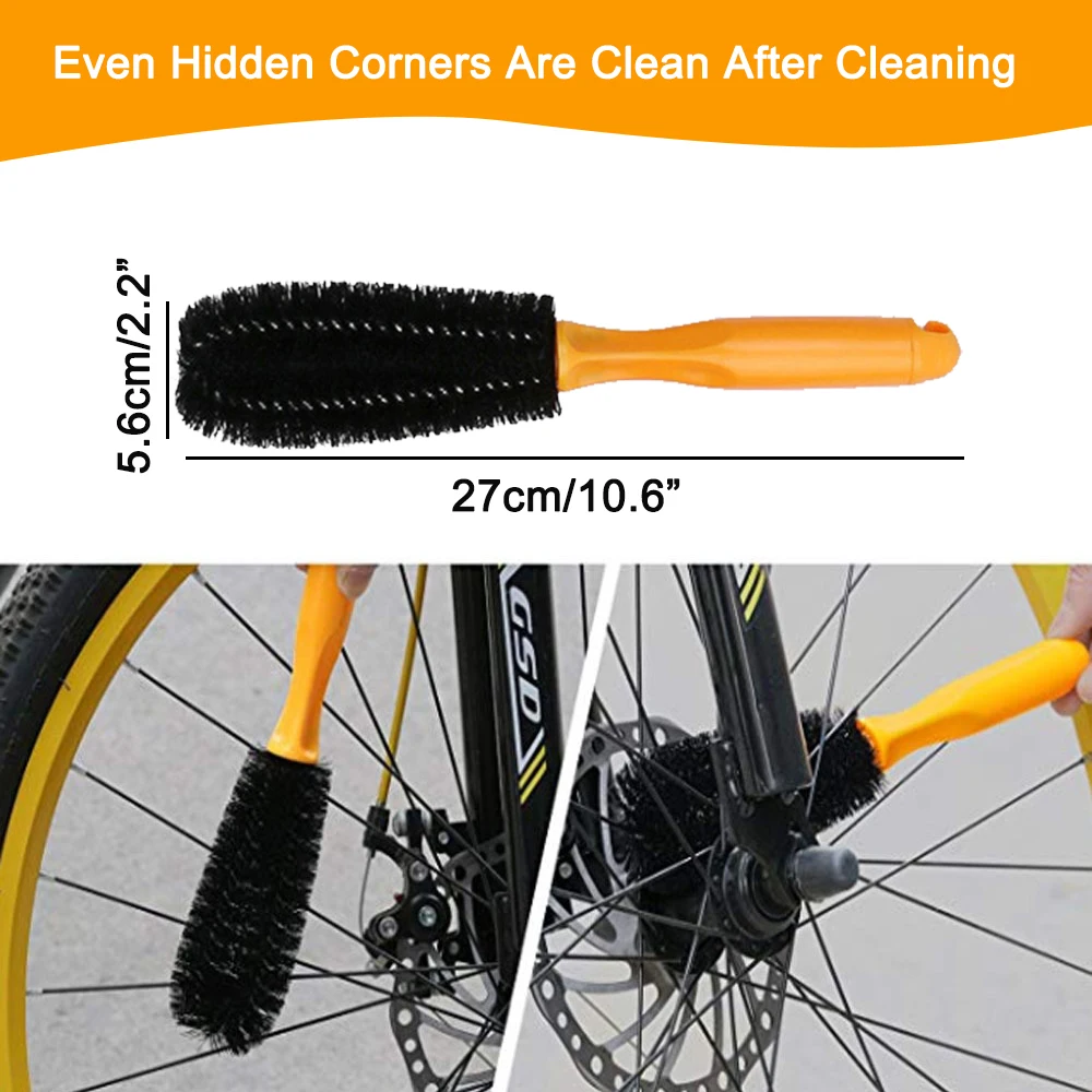 Chain Cleaner Cleaning Bicycle Chain Brush Wash Tool Set MTB Road Bike Protection Oil Chain Gear Grunge Brush for Mountain Bike