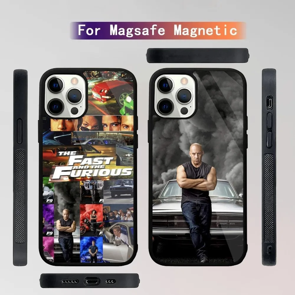 Fast and F-Furious Moive  Phone Case For iPhone 15,14,13,12,11,Plus,Pro,Max Mini Magsafe Magnetic Wireless Charging