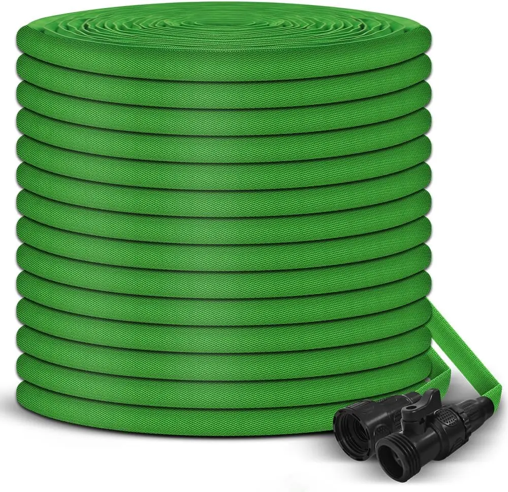 

75ft Lightweight Garden Hose, Collapsible Water Hose with 3/4" Connectors for Yard, Lawn, Backyard & Car Wash