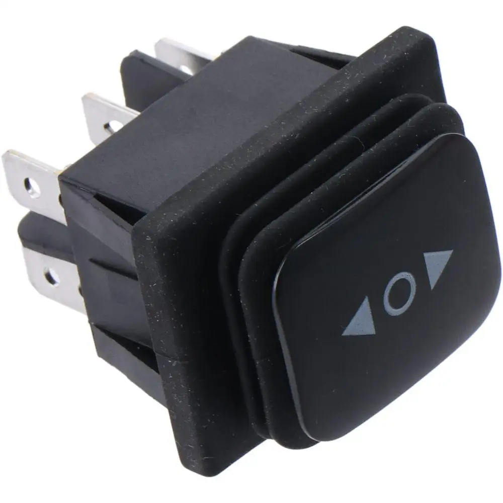 Momentary Polarity Reverse Switch Waterproof DC 12V 10A Control Motor (ON)-Off-(ON) AC 110V-220V 6 Pin 3 Position Toggle Switch