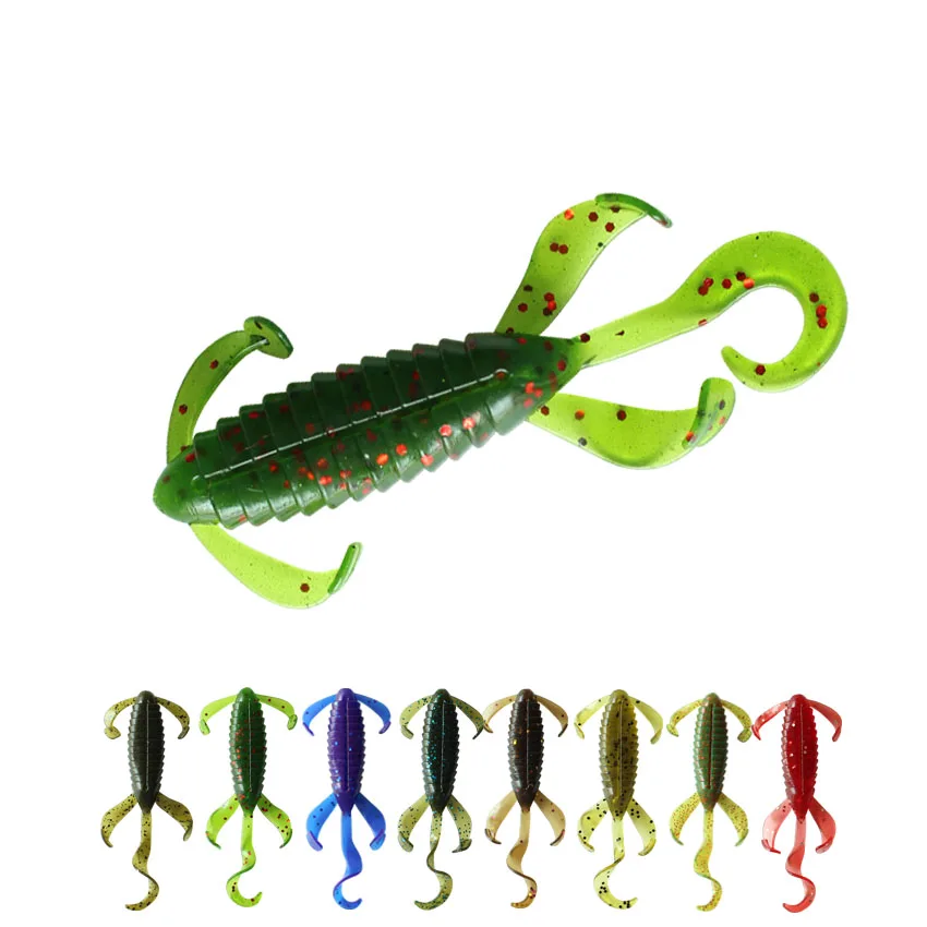 

Floating Soft Fishing Lure 10pcs 7.5cm/3.5g Trout Lures Artificial Bait Black Fish Lure For Fishing